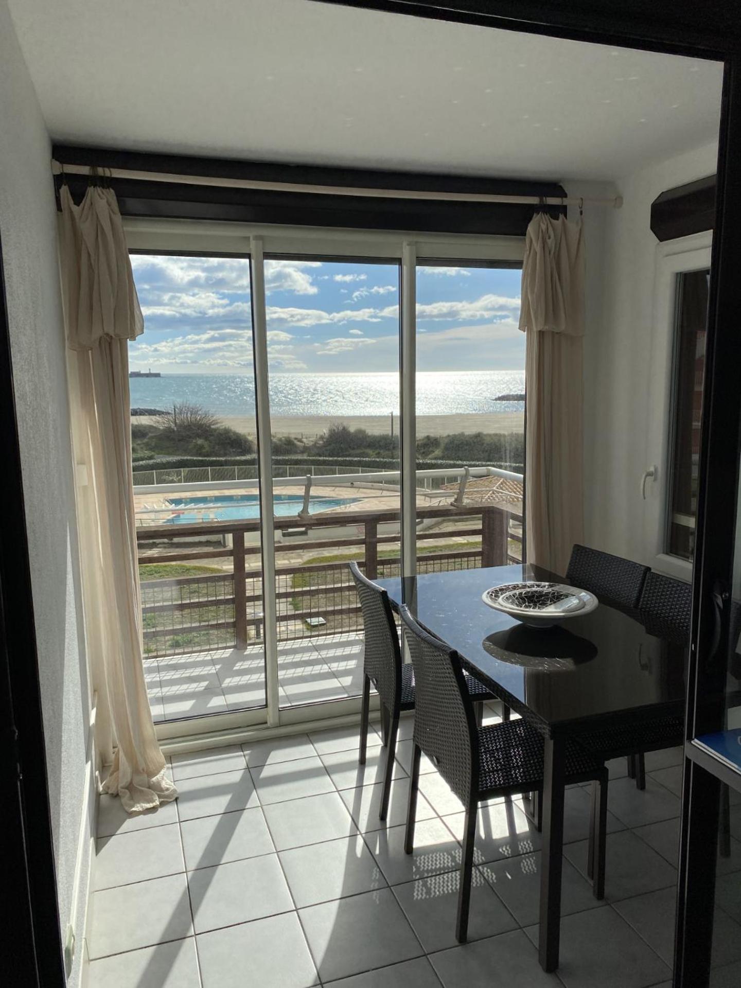 Appartement Vue Mer Le Sunset Agde Exterior foto
